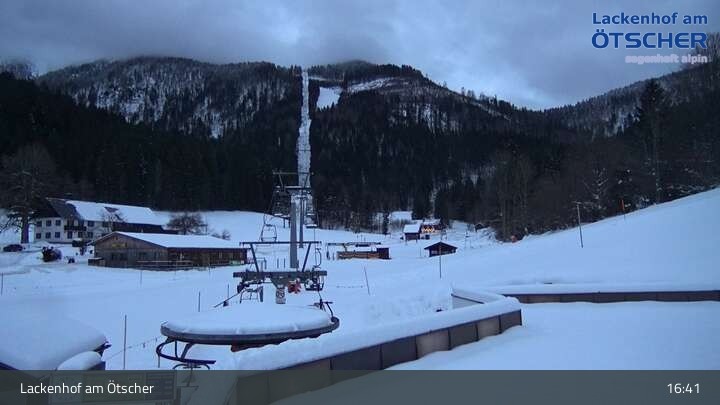 Archiv Foto Webcam Talstation Eibenkogl, Lackenhof