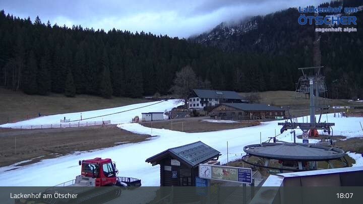 Archived image Webcam Base station Eibenkogl, Lackenhof