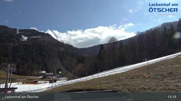 Archived image Webcam Base station Eibenkogl, Lackenhof