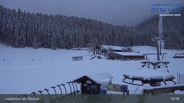 Archiv Foto Webcam Talstation Eibenkogl, Lackenhof