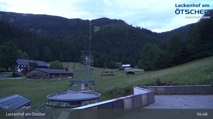 Archived image Webcam Base station Eibenkogl, Lackenhof