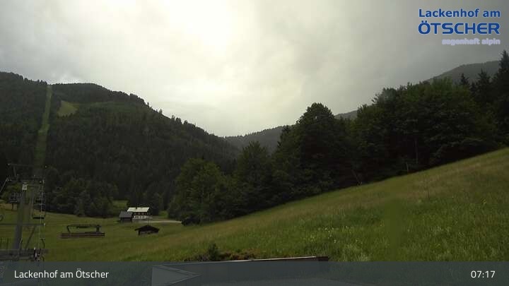 Archived image Webcam Base station Eibenkogl, Lackenhof