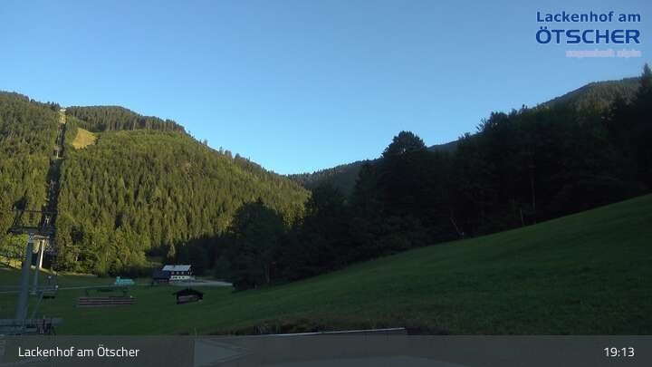 Archived image Webcam Base station Eibenkogl, Lackenhof