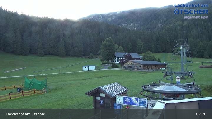 Archiv Foto Webcam Talstation Eibenkogl, Lackenhof