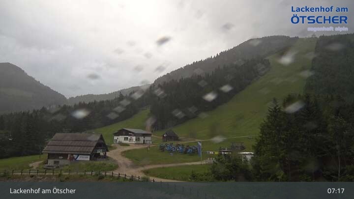 Archived image Webcam Lackenhof am Ötscher - Top Station