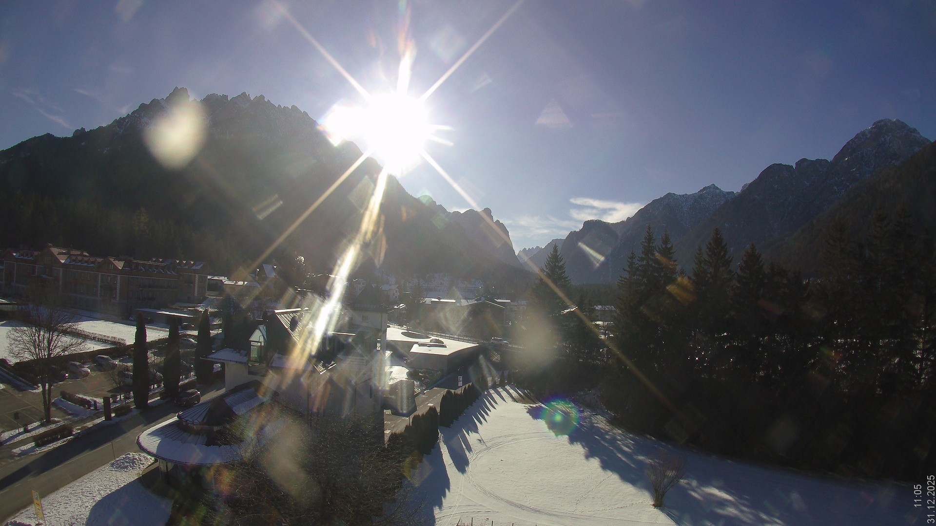 Archiv Foto Webcam Apparthotel Germania – Blick auf das Höhlensteintal