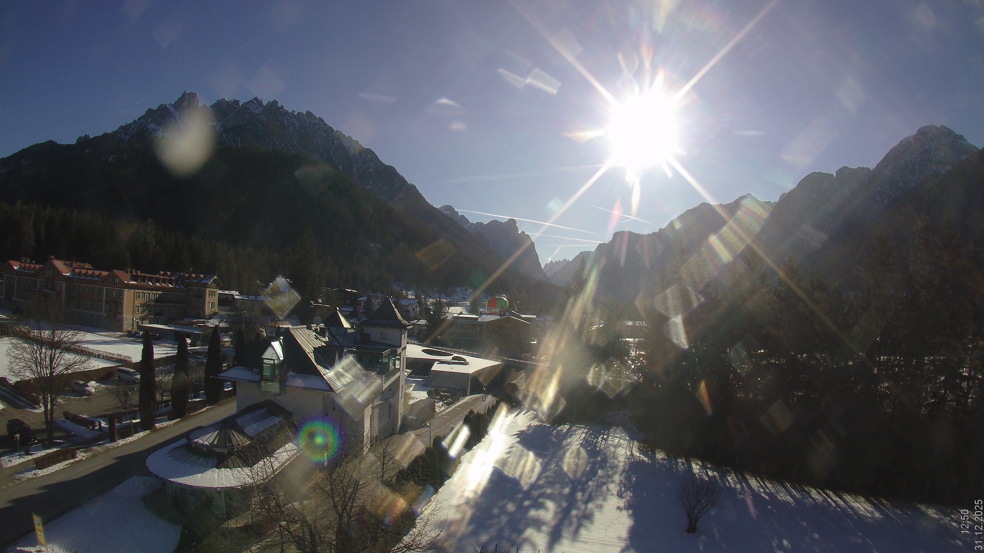 Archiv Foto Webcam Apparthotel Germania – Blick auf das Höhlensteintal