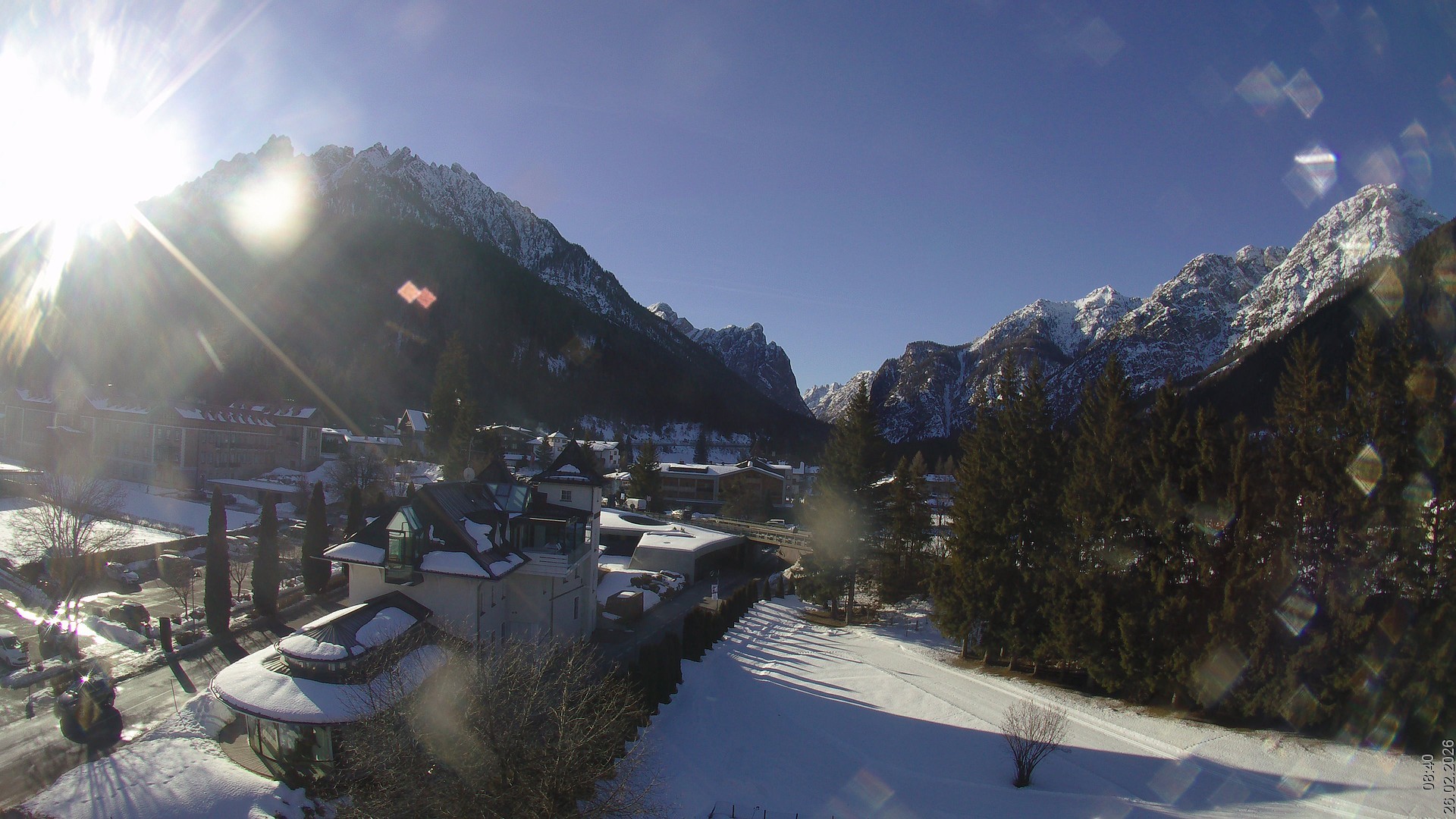 Archiv Foto Webcam Apparthotel Germania – Blick auf das Höhlensteintal