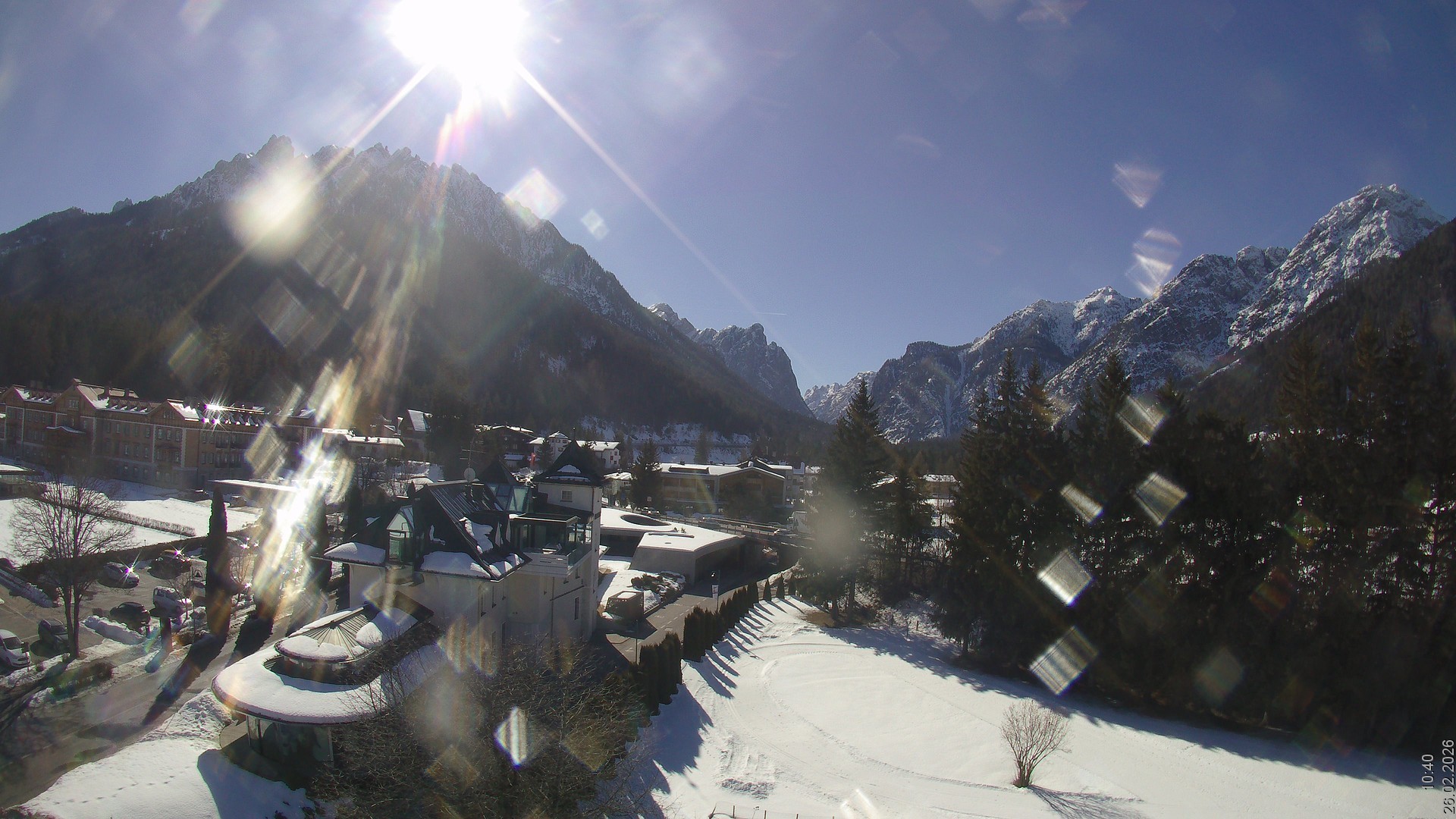 Archiv Foto Webcam Apparthotel Germania – Blick auf das Höhlensteintal