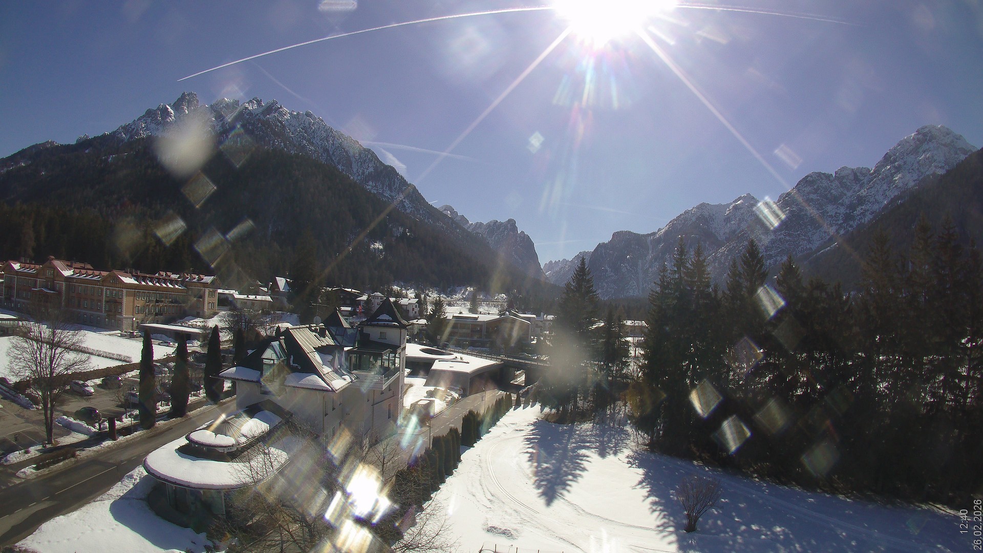 Archiv Foto Webcam Apparthotel Germania – Blick auf das Höhlensteintal