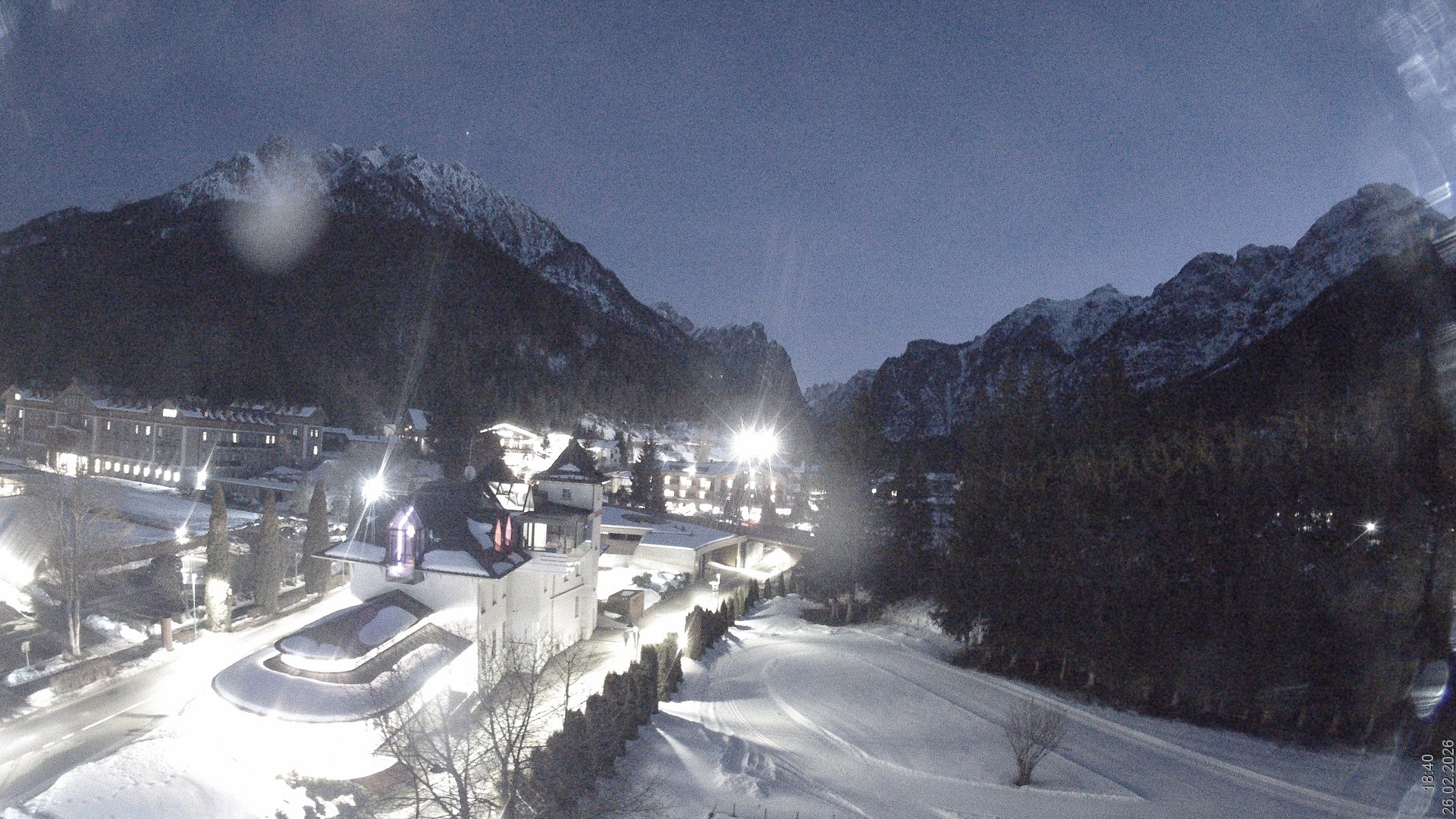 Archiv Foto Webcam Apparthotel Germania – Blick auf das Höhlensteintal