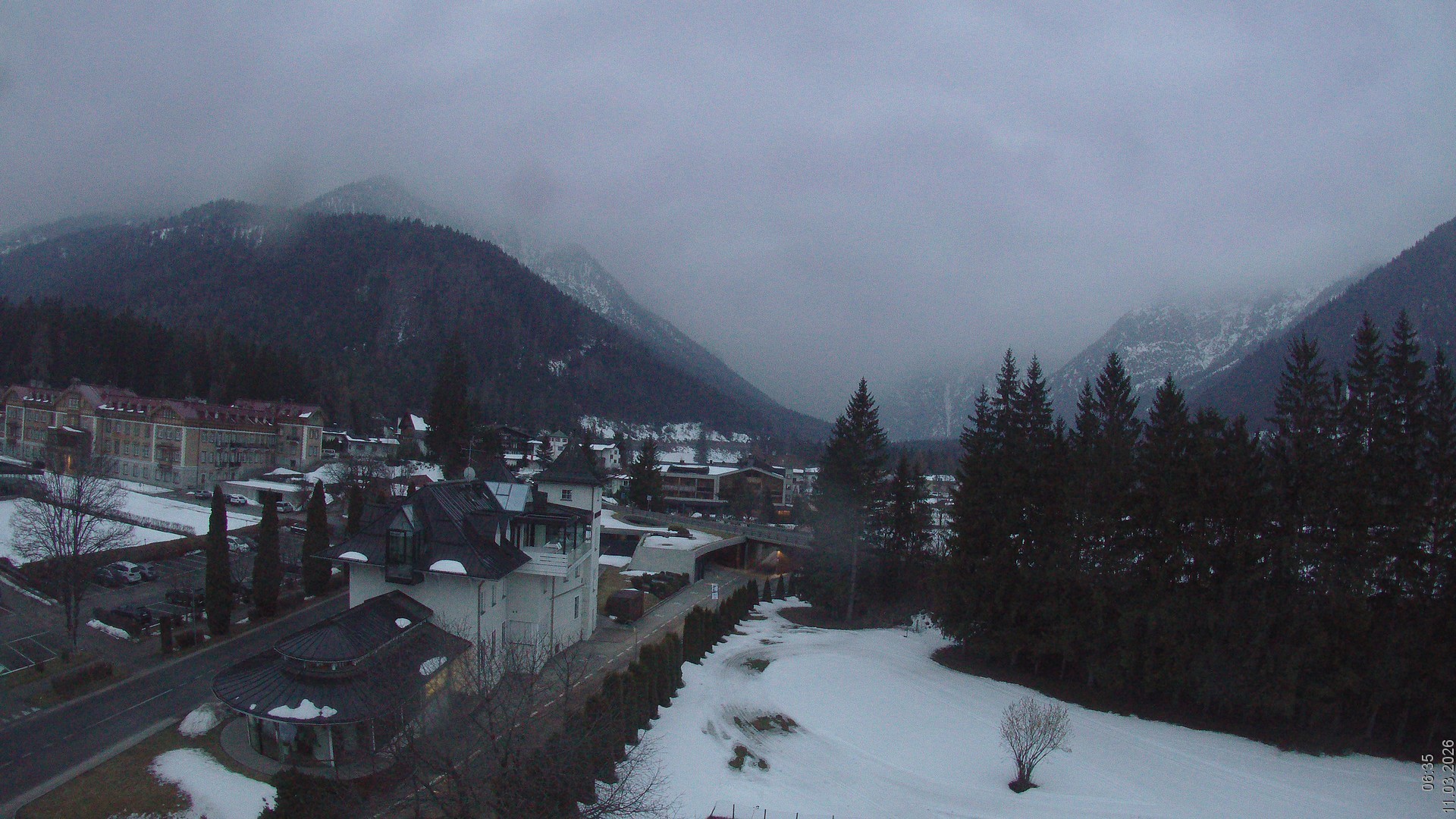 Archived image Webcam Apparthotel Germania - Höhlenstein Valley