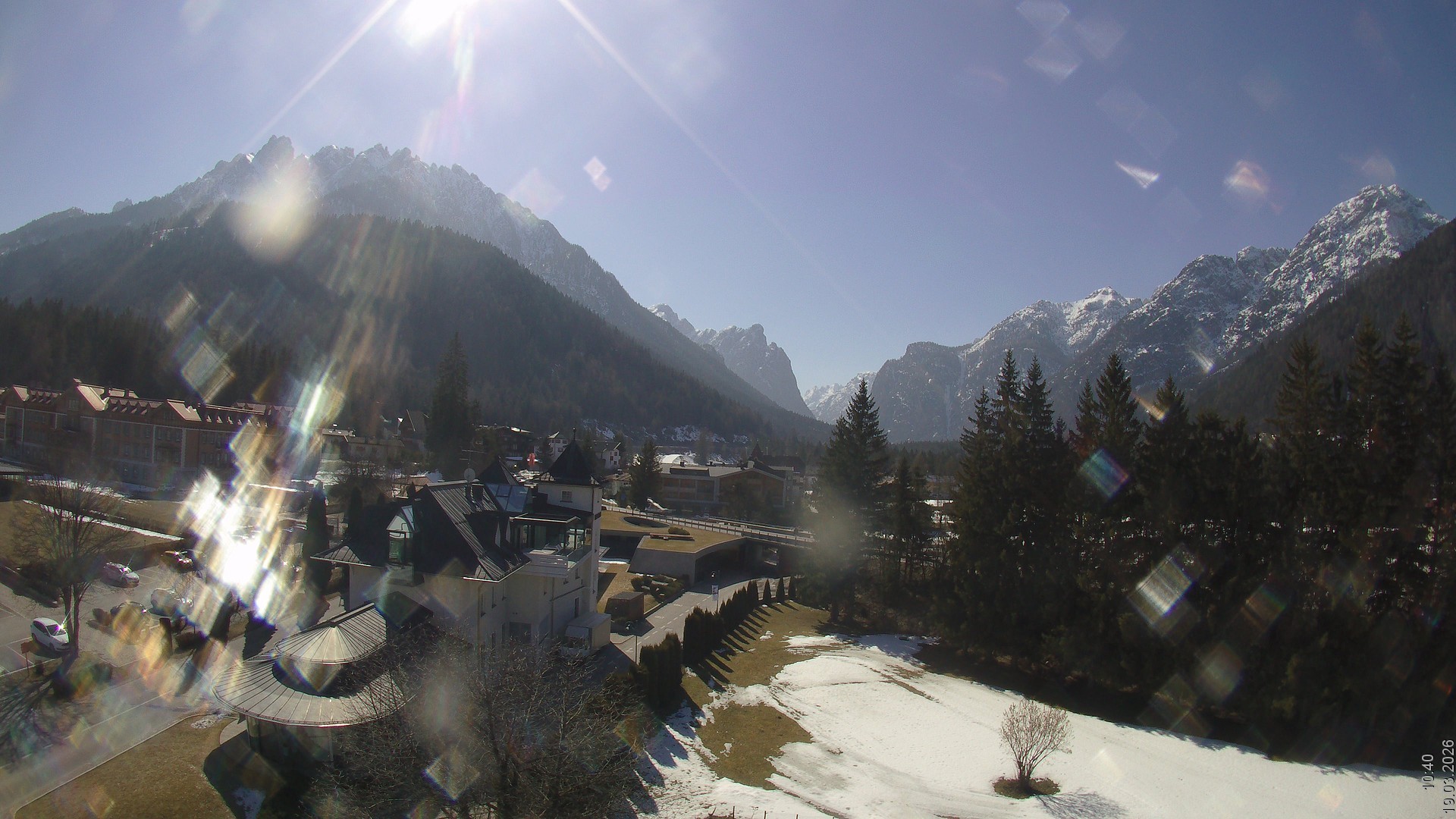 Archiv Foto Webcam Apparthotel Germania – Blick auf das Höhlensteintal