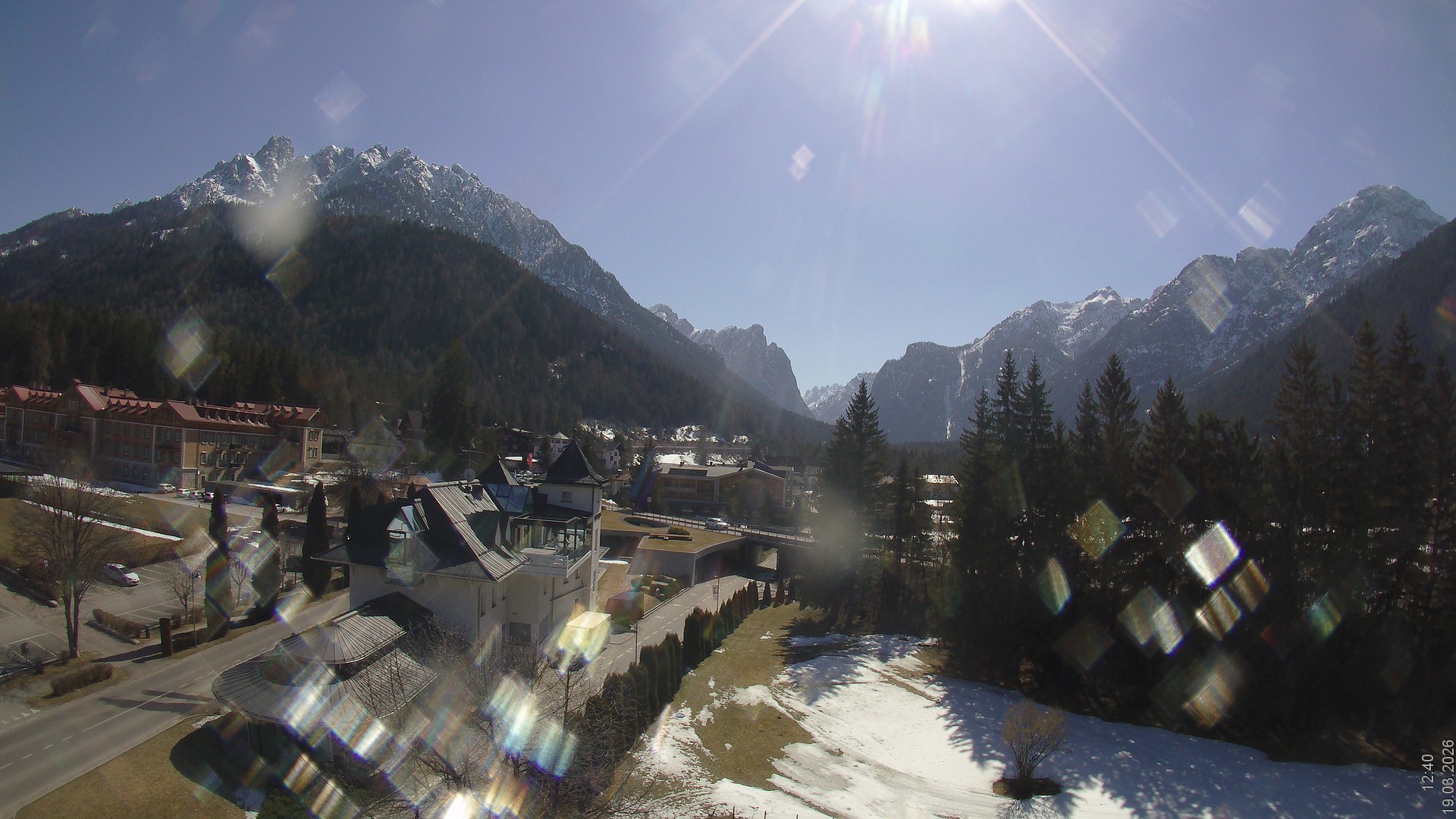 Archiv Foto Webcam Apparthotel Germania – Blick auf das Höhlensteintal