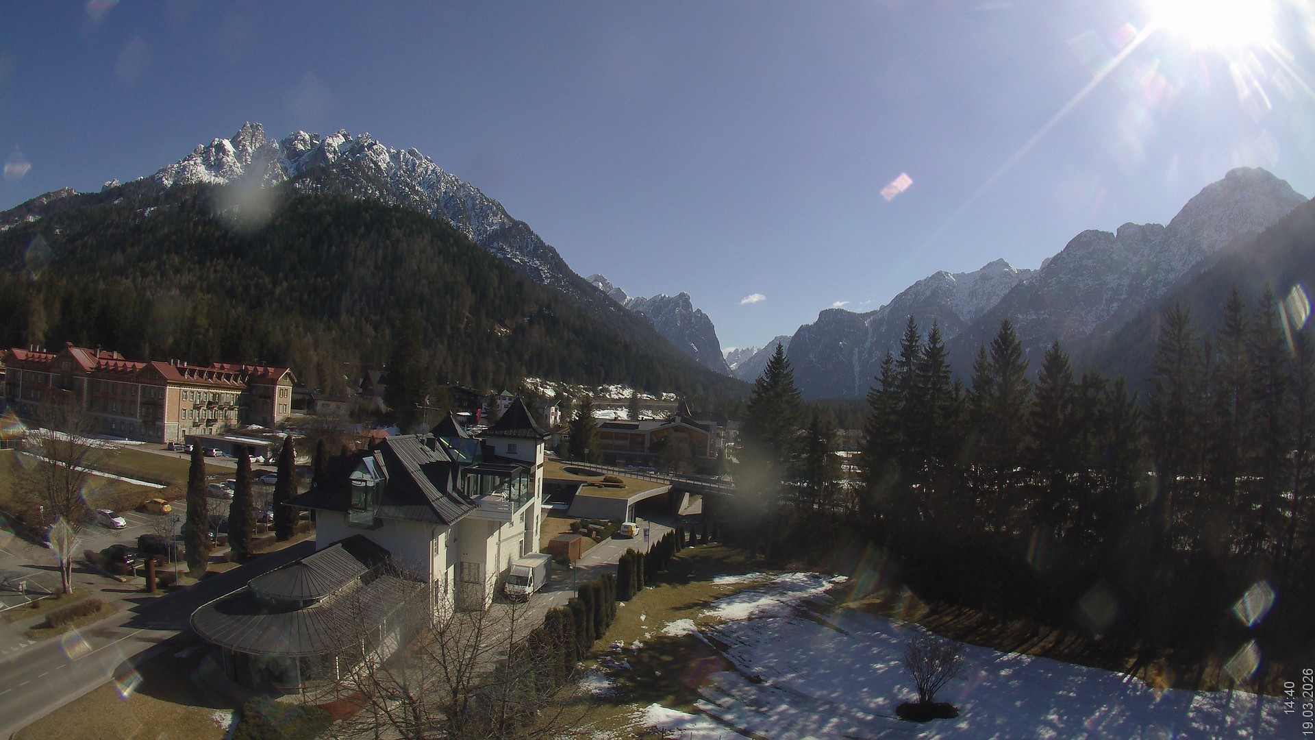 Archiv Foto Webcam Apparthotel Germania – Blick auf das Höhlensteintal