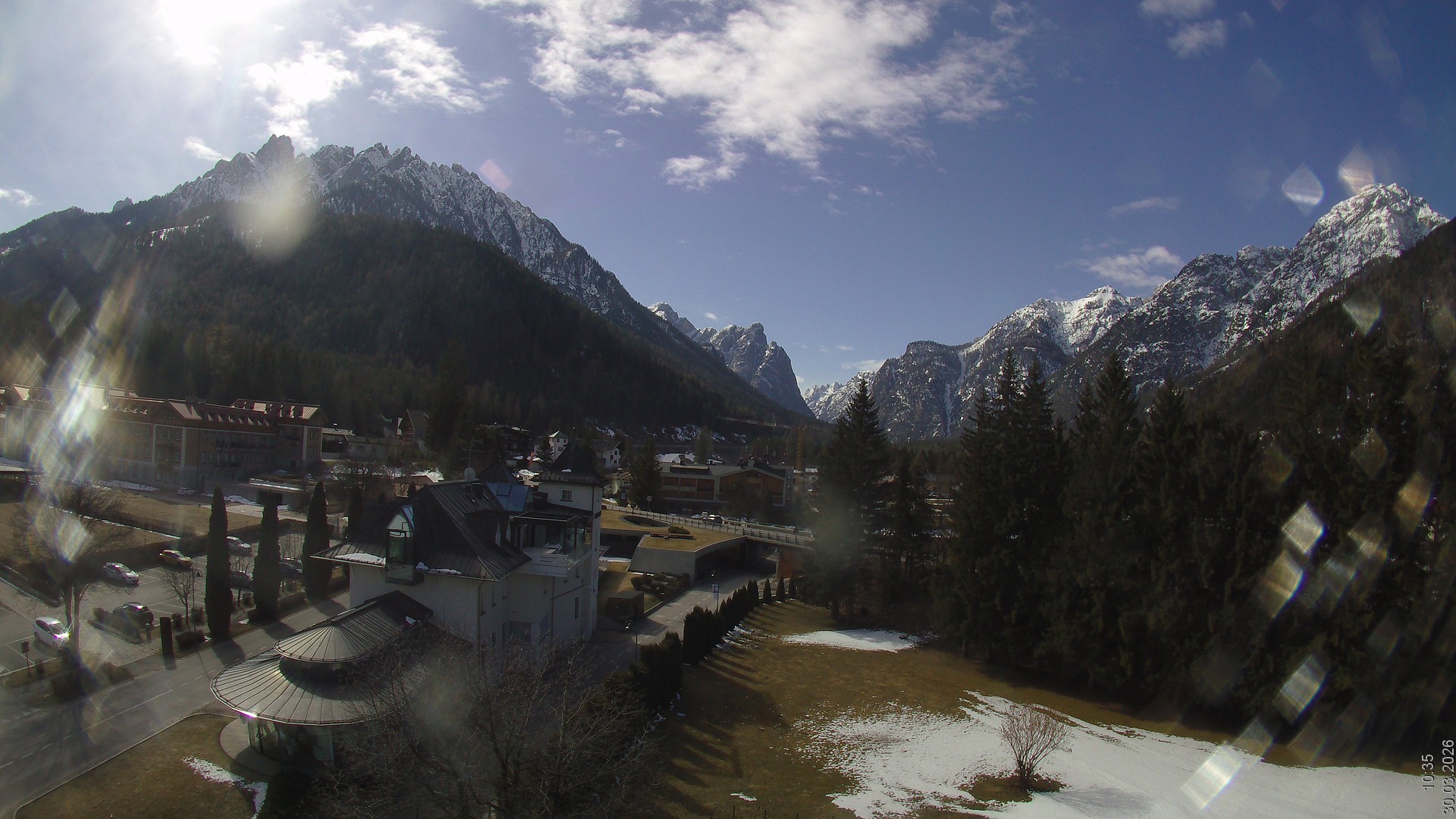 Archiv Foto Webcam Apparthotel Germania – Blick auf das Höhlensteintal