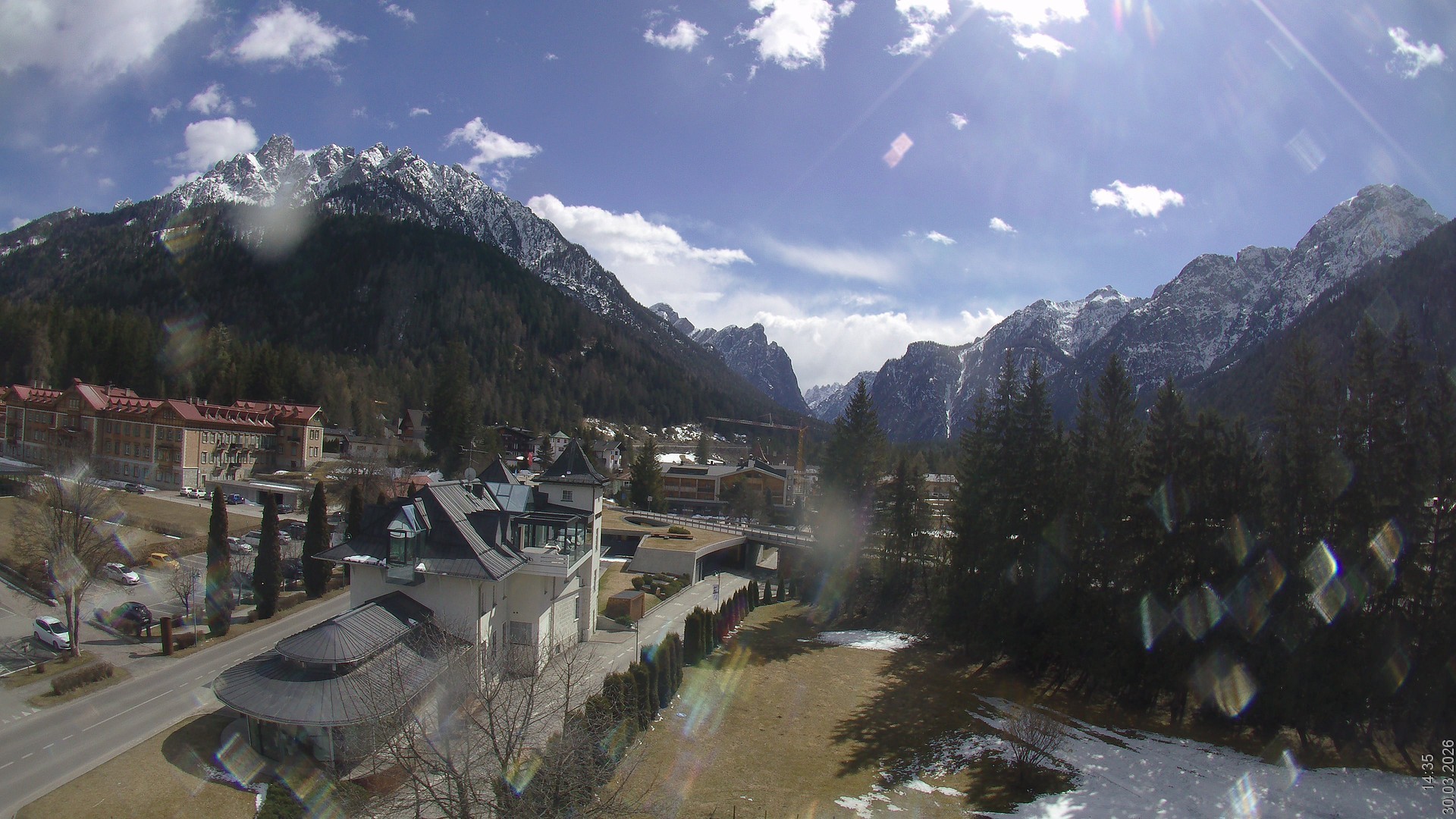 Archiv Foto Webcam Apparthotel Germania – Blick auf das Höhlensteintal