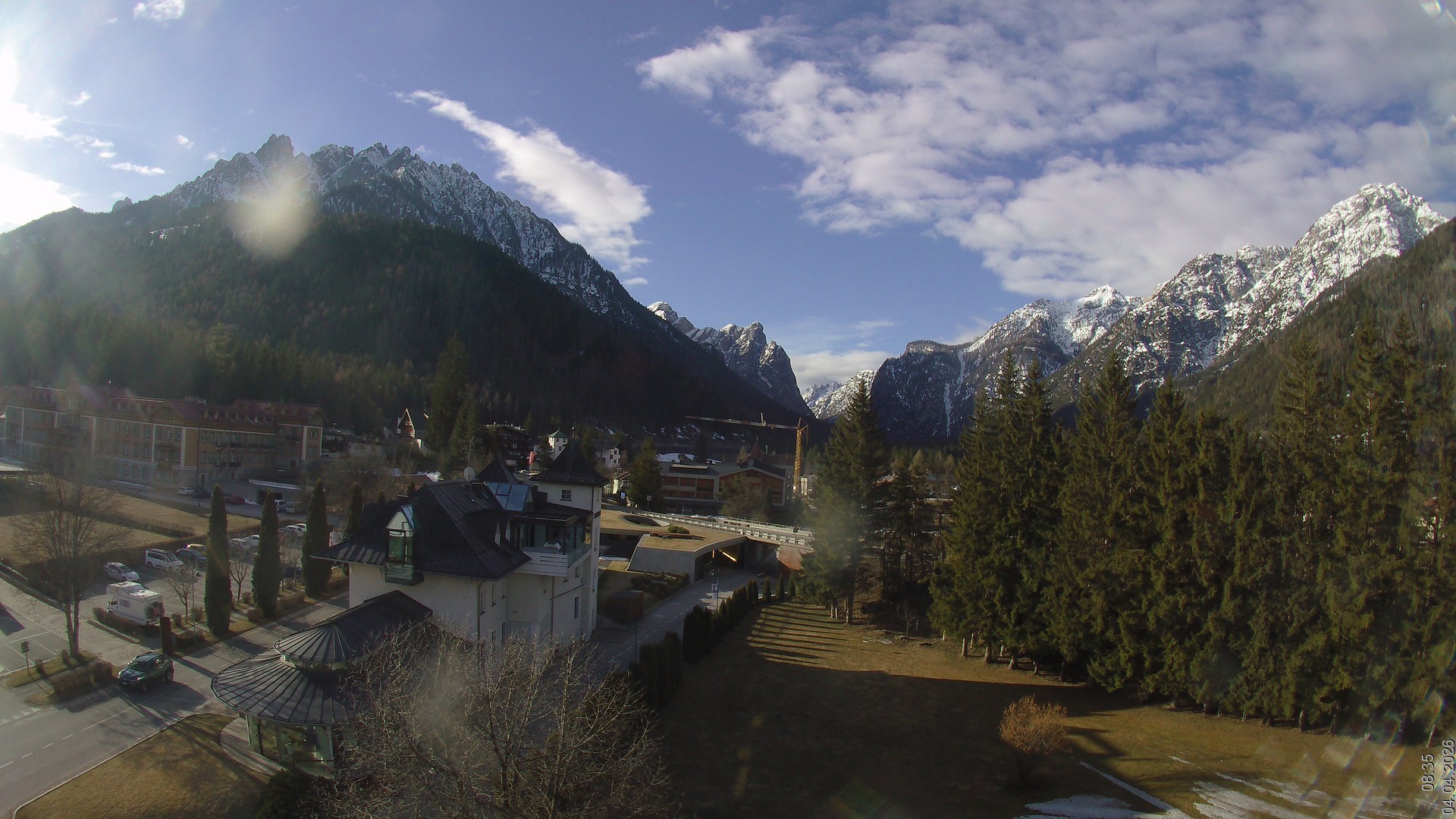Archiv Foto Webcam Apparthotel Germania – Blick auf das Höhlensteintal