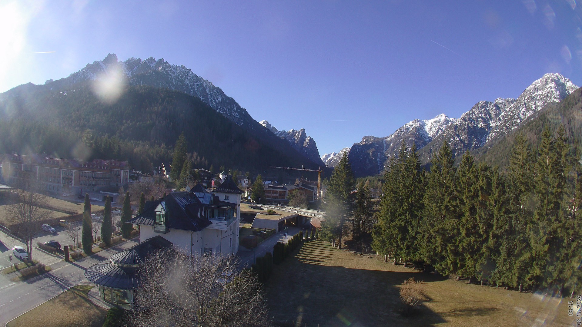 Archiv Foto Webcam Apparthotel Germania – Blick auf das Höhlensteintal