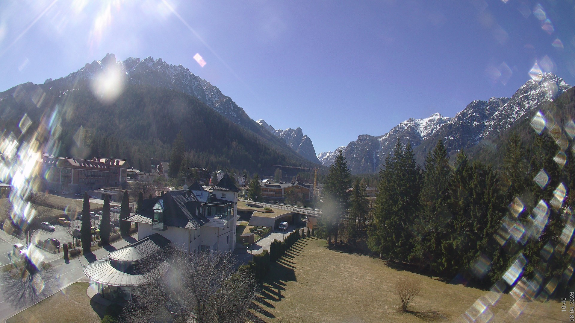 Archiv Foto Webcam Apparthotel Germania – Blick auf das Höhlensteintal