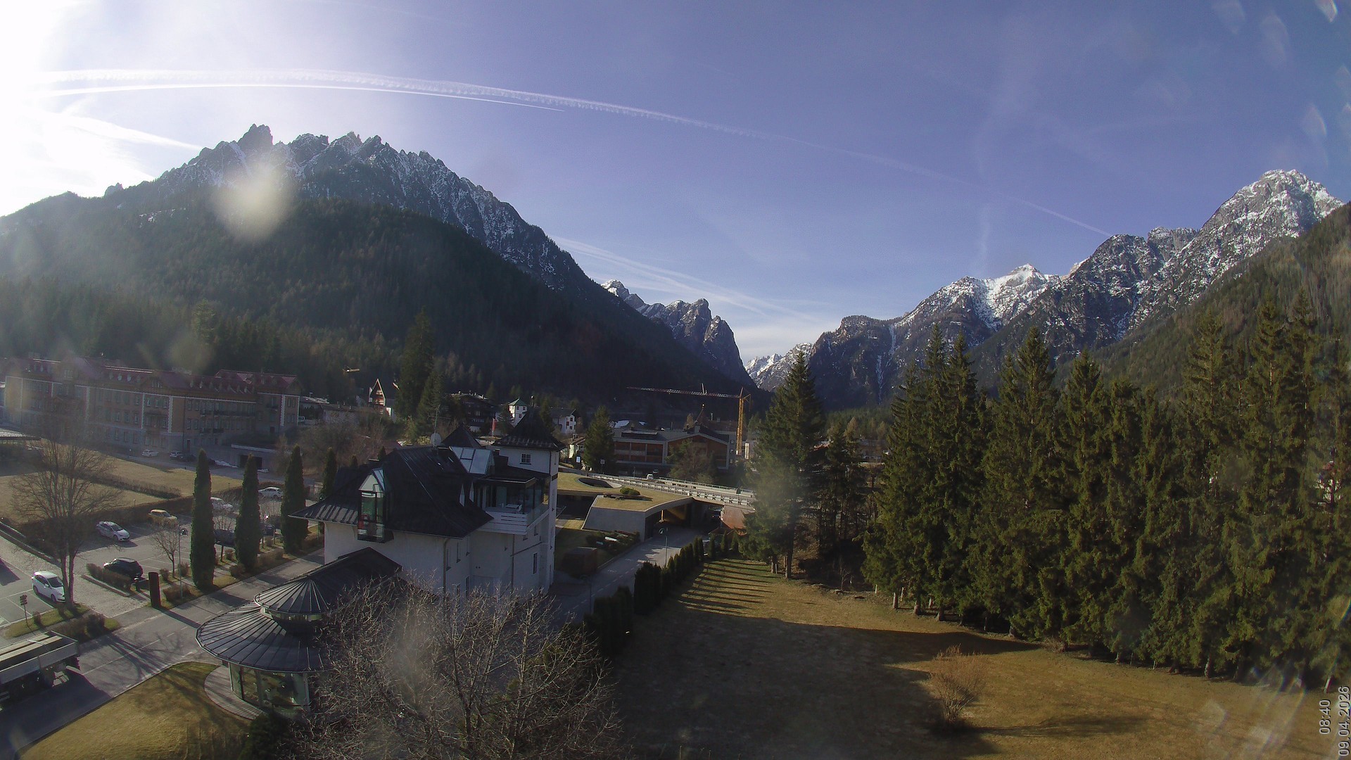 Archiv Foto Webcam Apparthotel Germania – Blick auf das Höhlensteintal