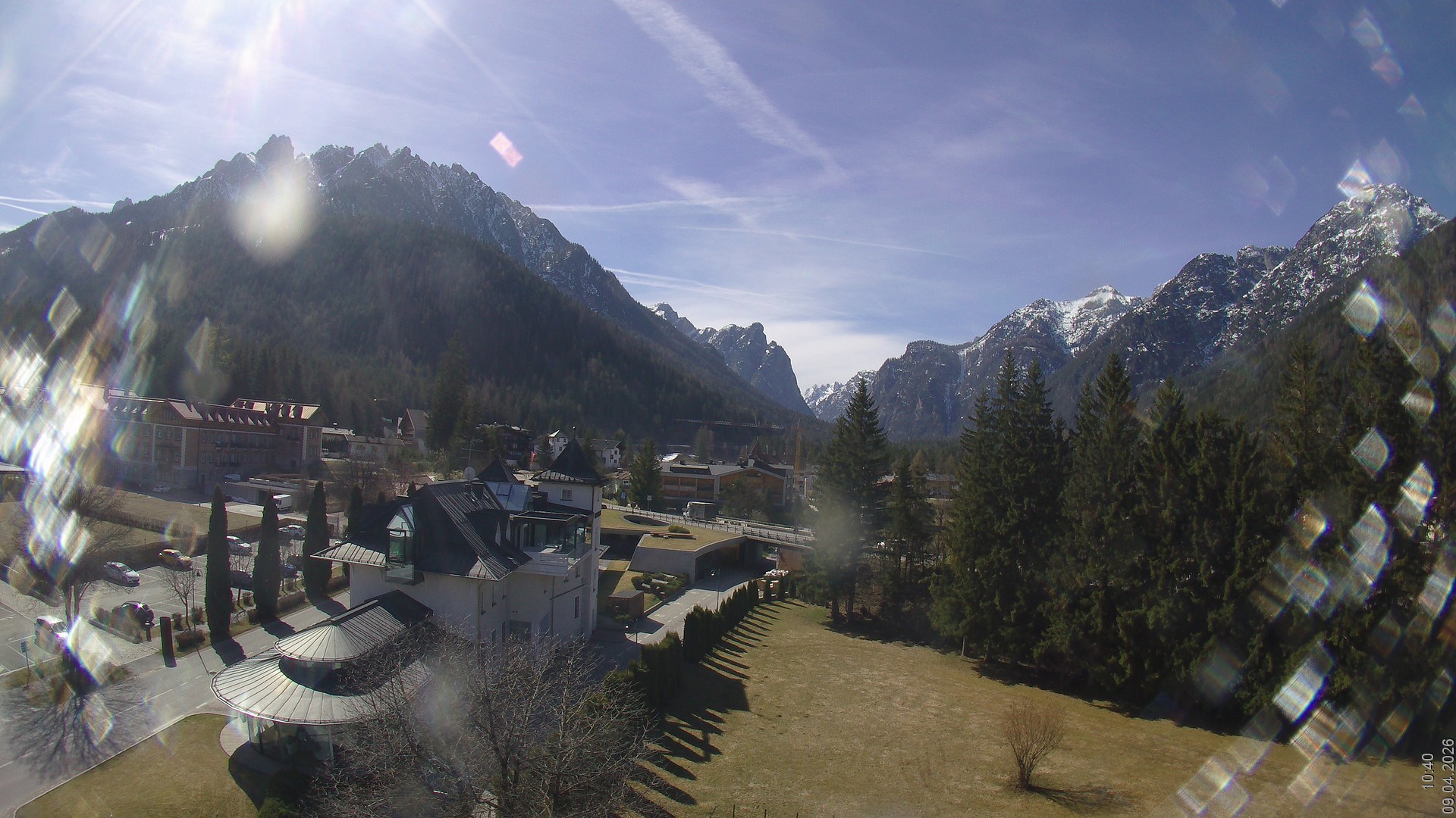 Archiv Foto Webcam Apparthotel Germania – Blick auf das Höhlensteintal