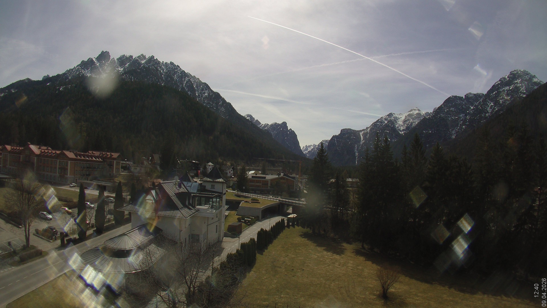 Archiv Foto Webcam Apparthotel Germania – Blick auf das Höhlensteintal