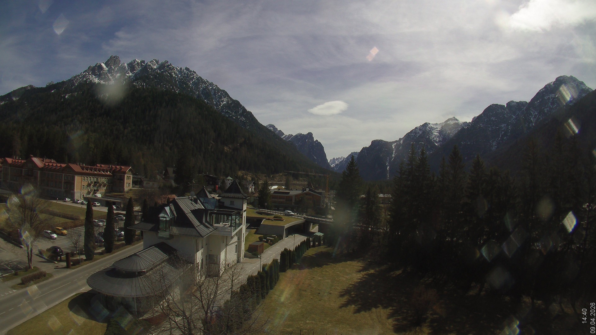 Archived image Webcam Apparthotel Germania - Höhlenstein Valley