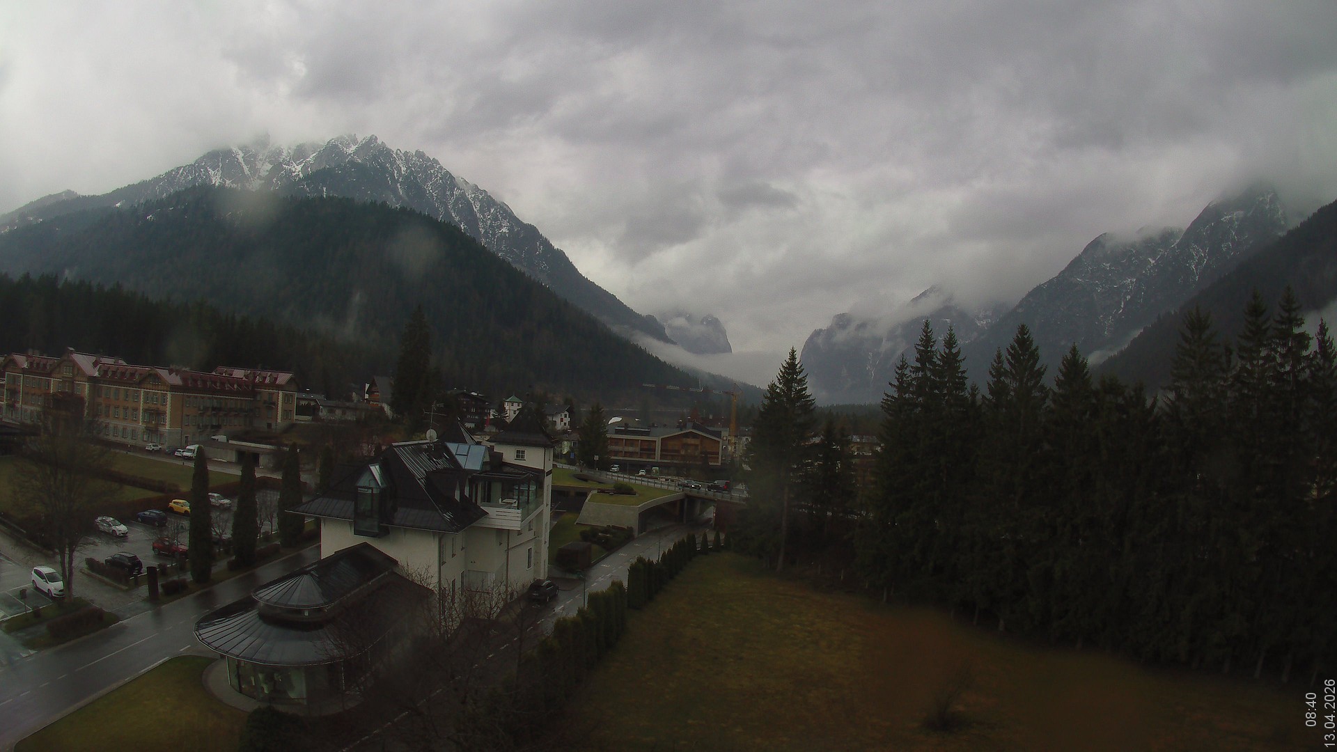 Archived image Webcam Apparthotel Germania - Höhlenstein Valley