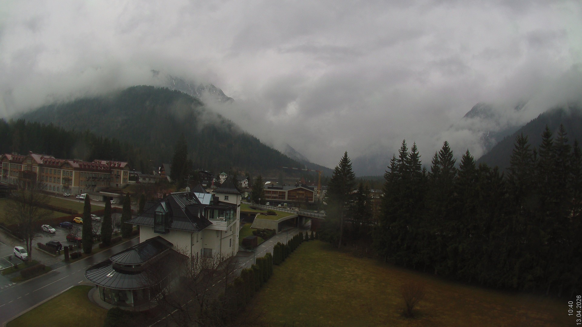 Archived image Webcam Apparthotel Germania - Höhlenstein Valley