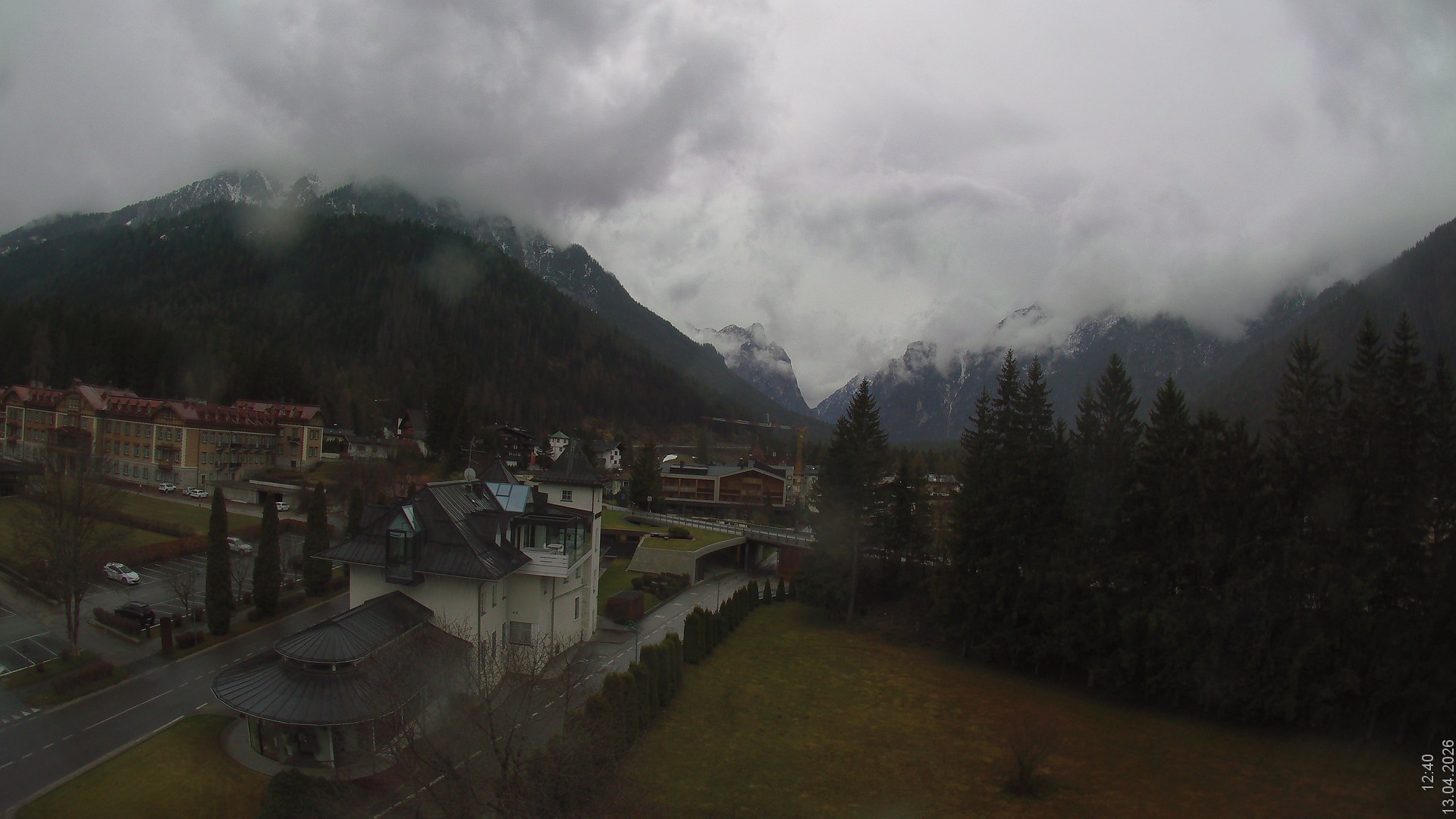 Archived image Webcam Apparthotel Germania - Höhlenstein Valley