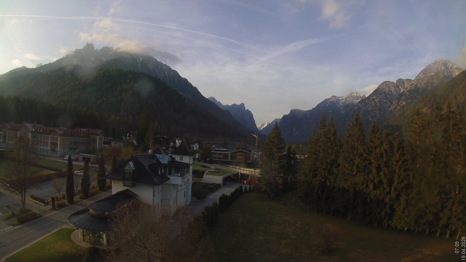 Archiv Foto Webcam Apparthotel Germania – Blick auf das Höhlensteintal