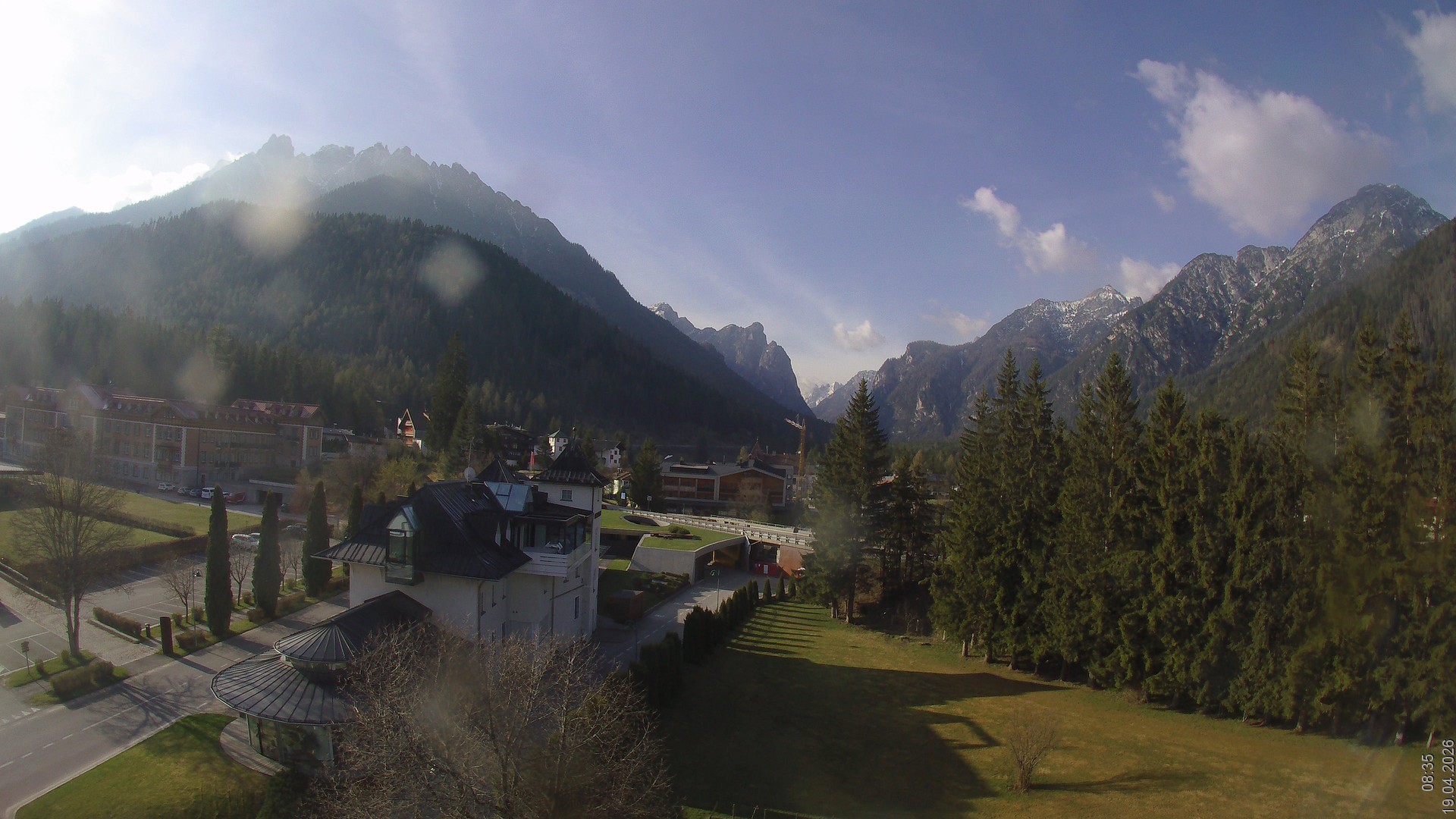 Archiv Foto Webcam Apparthotel Germania – Blick auf das Höhlensteintal