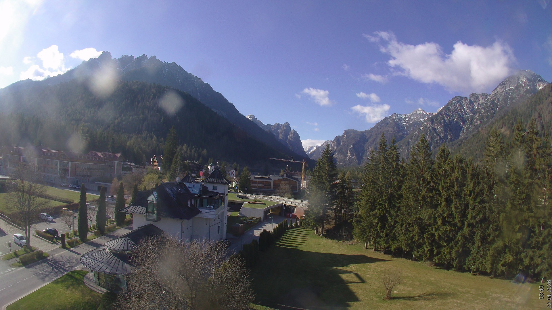 Archived image Webcam Apparthotel Germania - Höhlenstein Valley