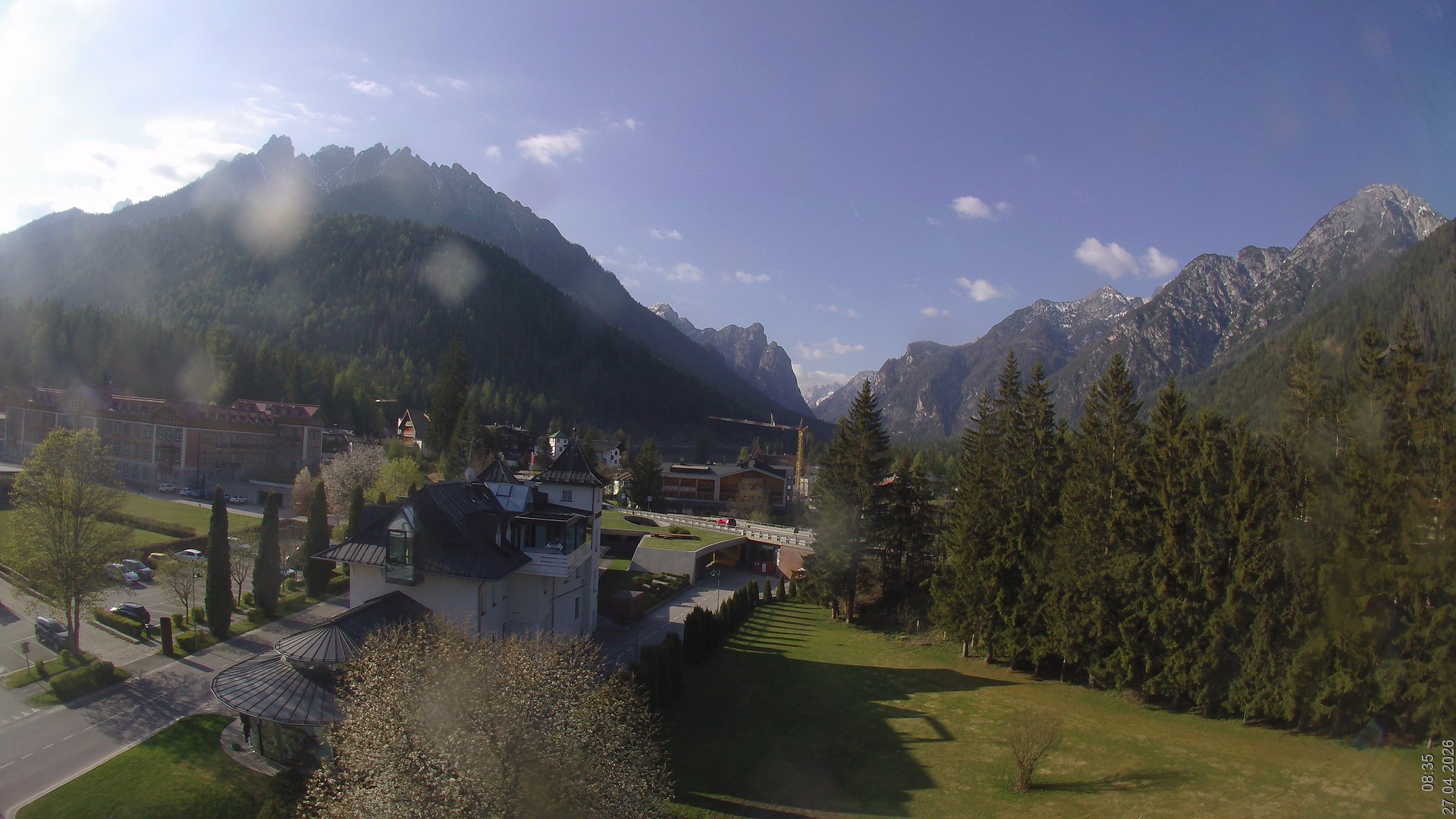 Archiv Foto Webcam Apparthotel Germania – Blick auf das Höhlensteintal