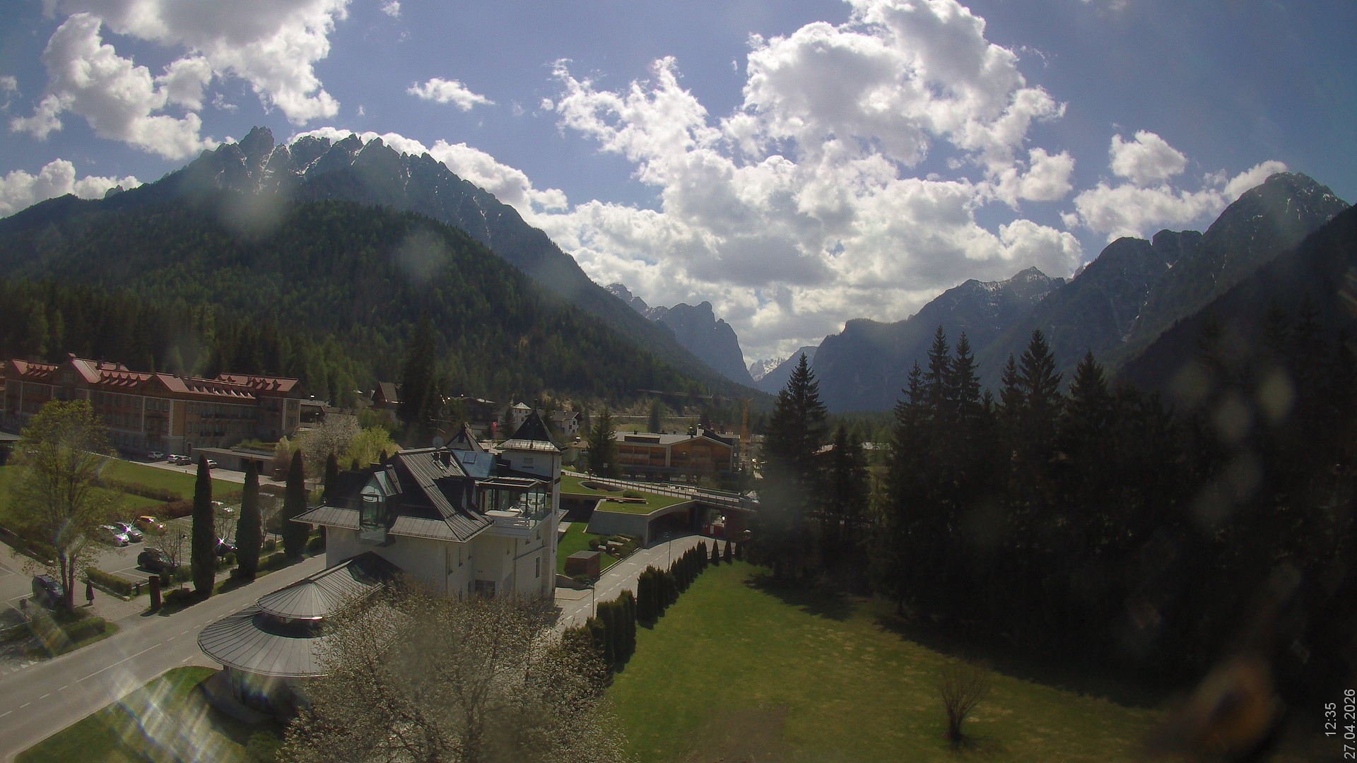 Archived image Webcam Apparthotel Germania - Höhlenstein Valley