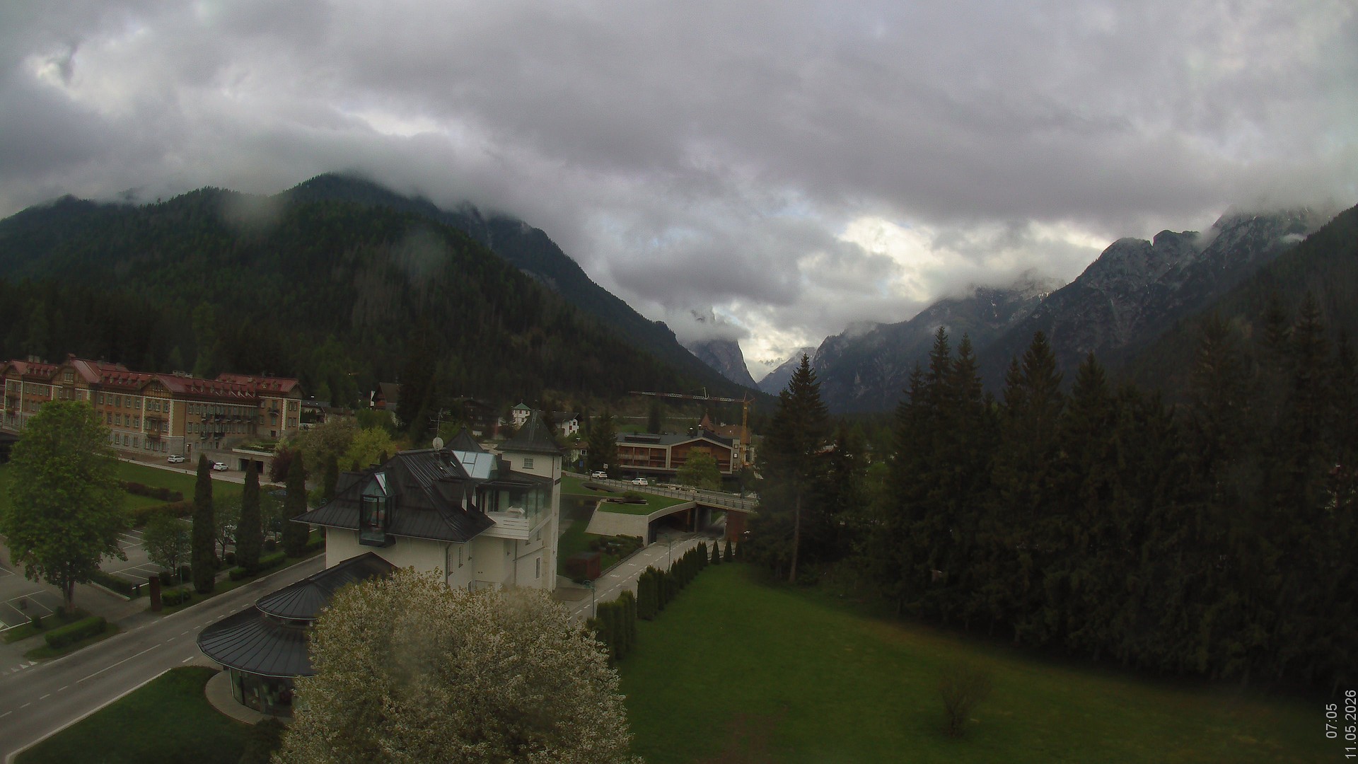 Archived image Webcam Apparthotel Germania - Höhlenstein Valley