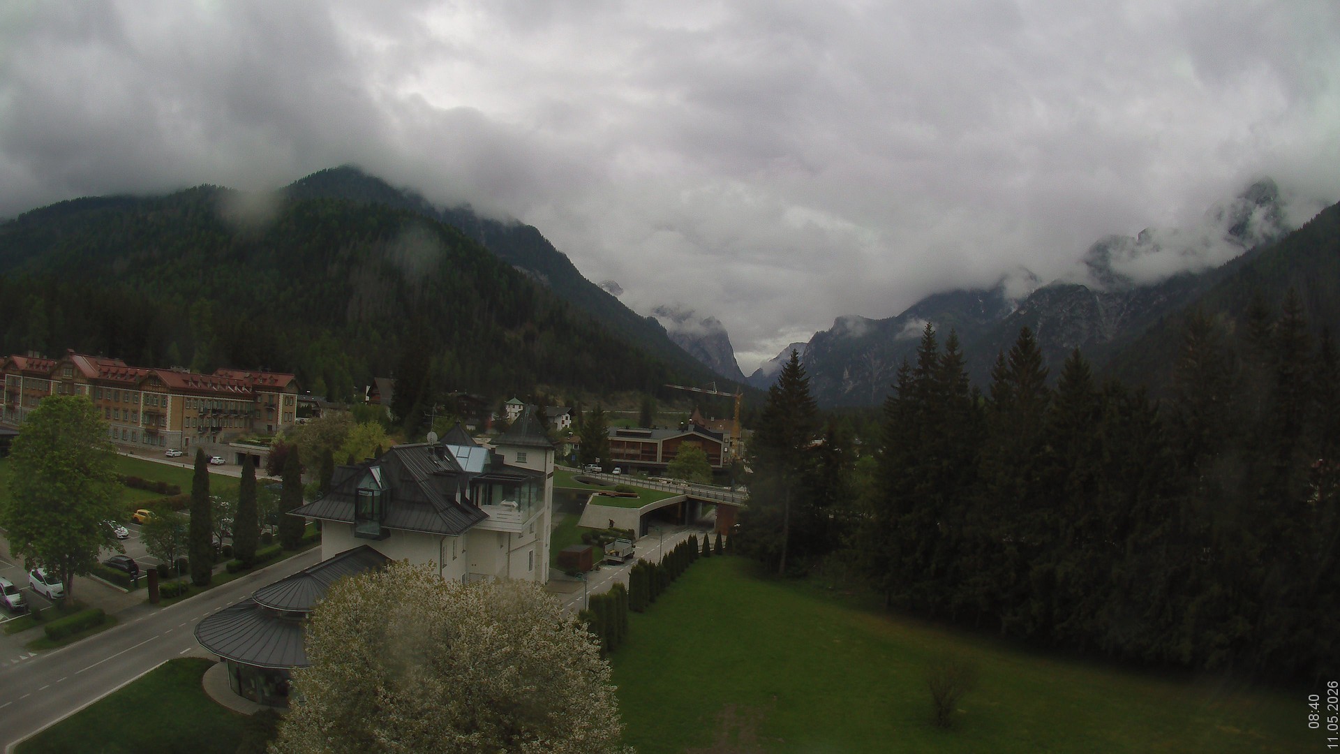 Archived image Webcam Apparthotel Germania - Höhlenstein Valley