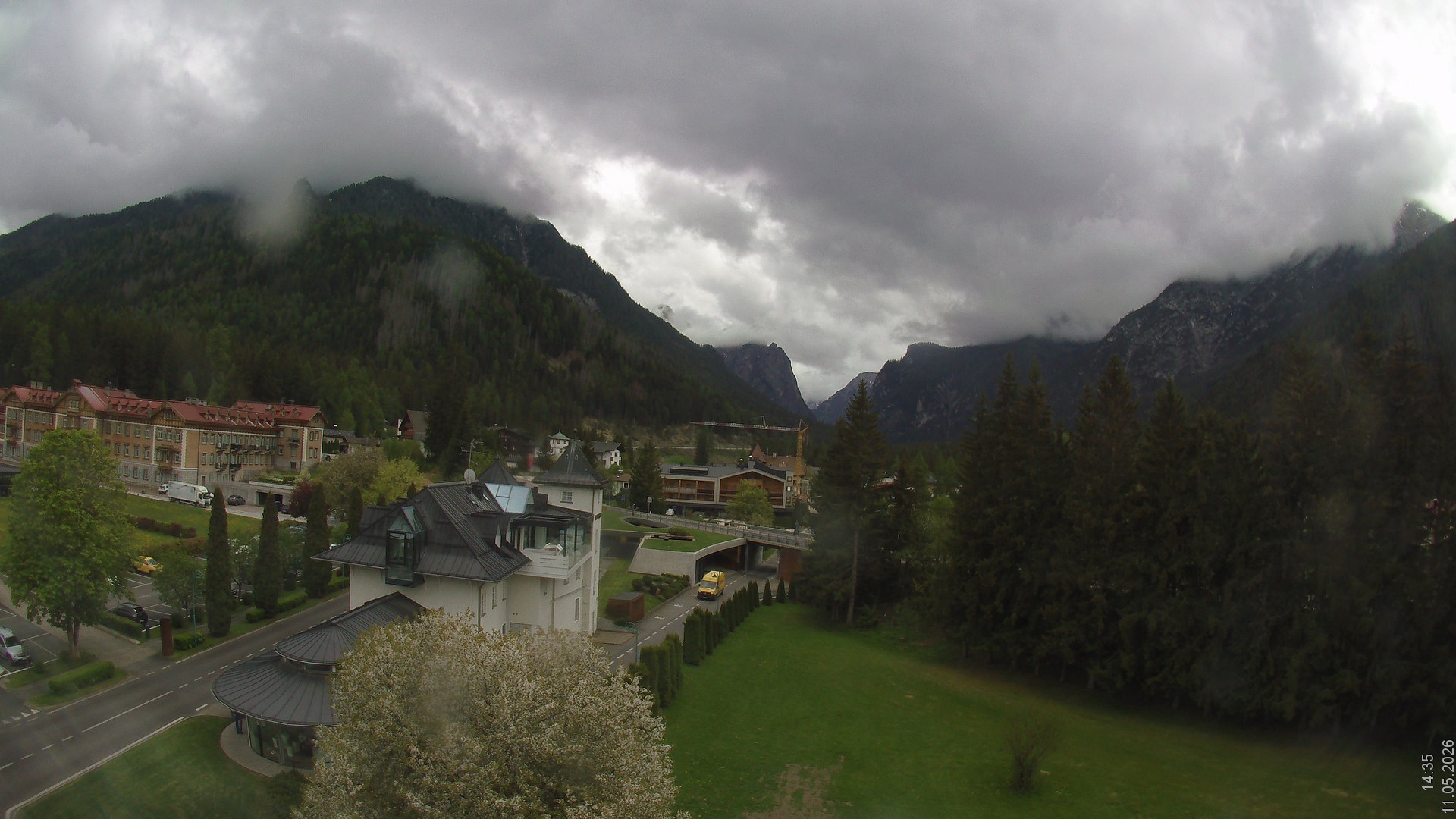 Archived image Webcam Apparthotel Germania - Höhlenstein Valley