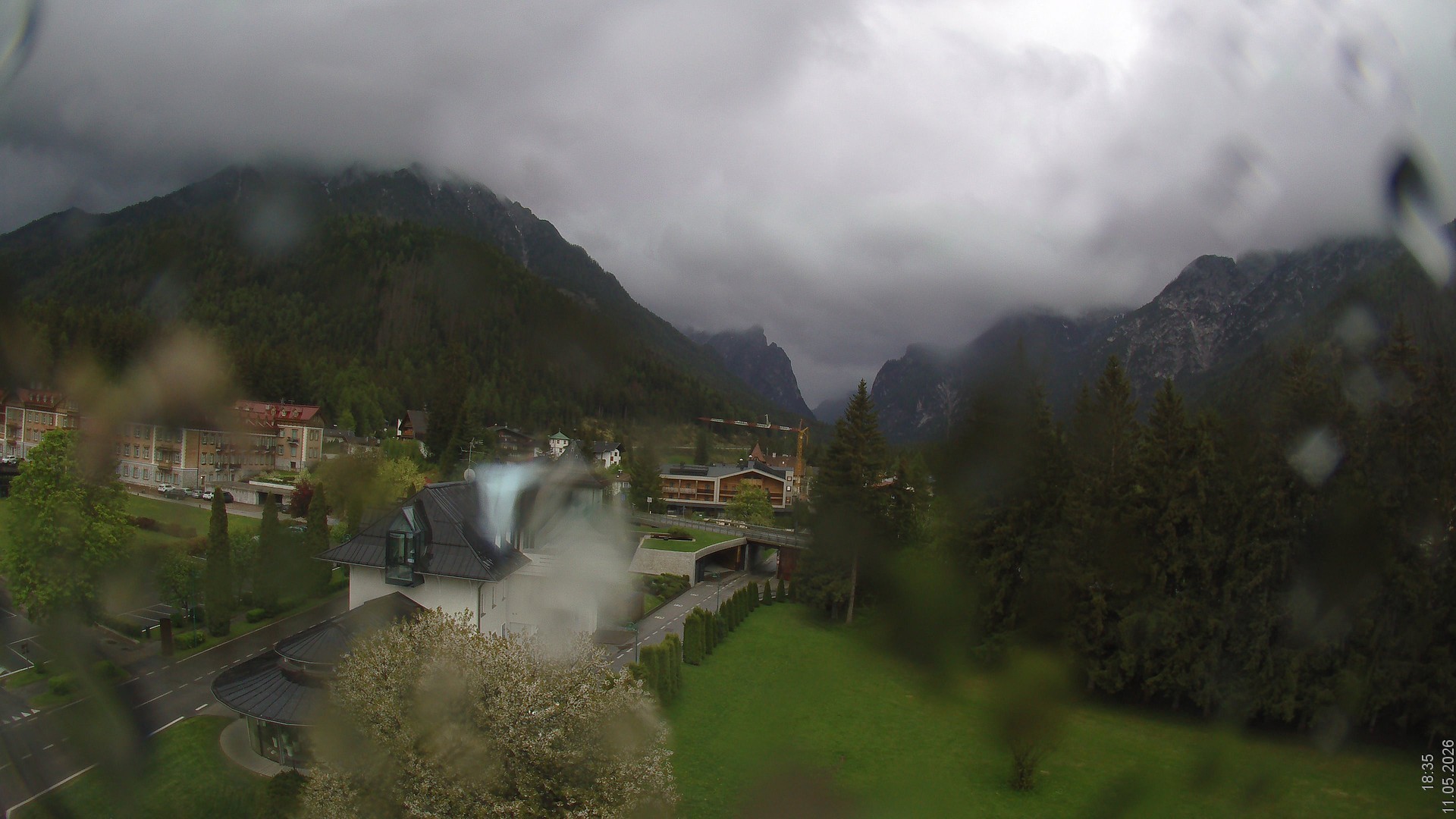 Archived image Webcam Apparthotel Germania - Höhlenstein Valley