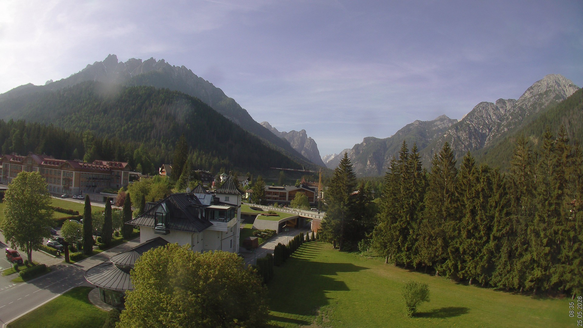 Archived image Webcam Apparthotel Germania - Höhlenstein Valley