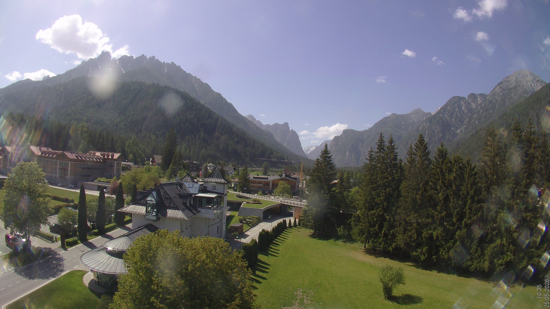 Archived image Webcam Apparthotel Germania - Höhlenstein Valley