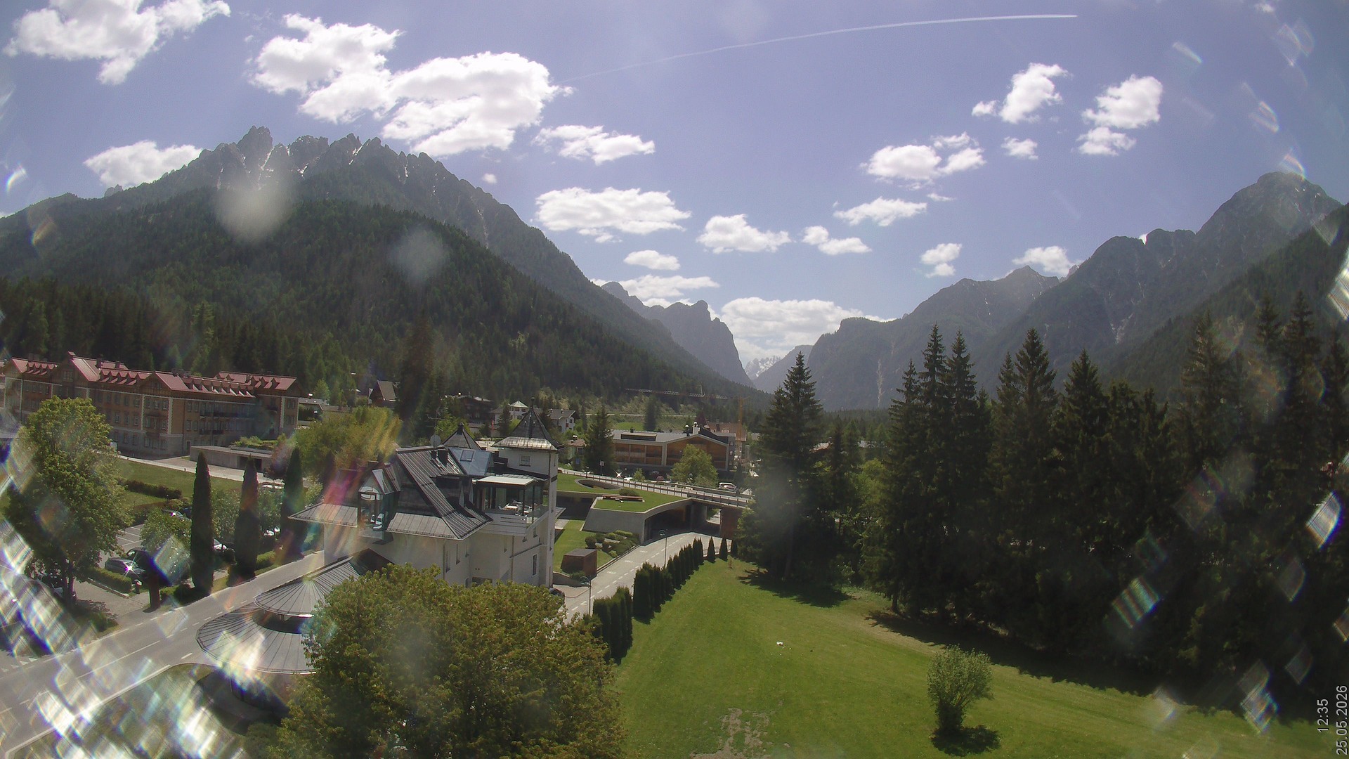 Archived image Webcam Apparthotel Germania - Höhlenstein Valley