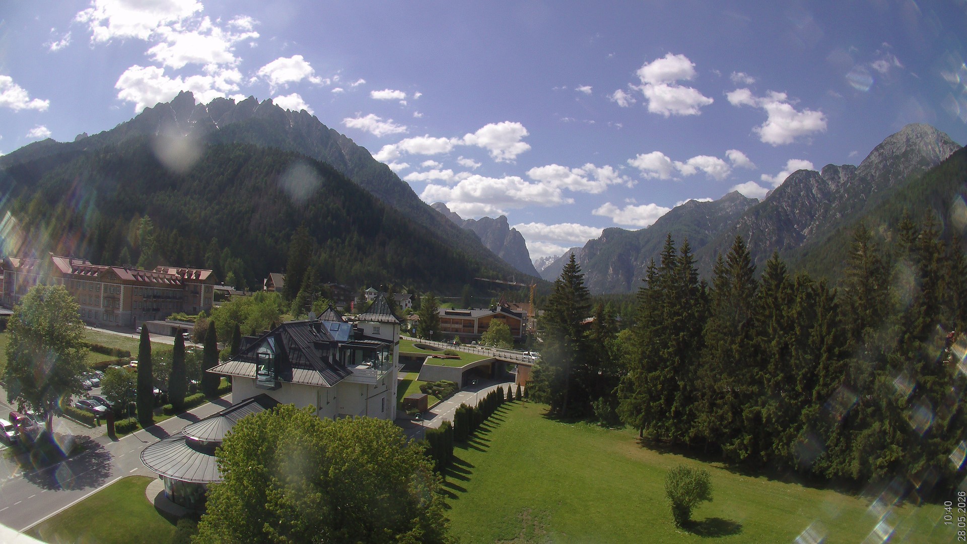 Archived image Webcam Apparthotel Germania - Höhlenstein Valley
