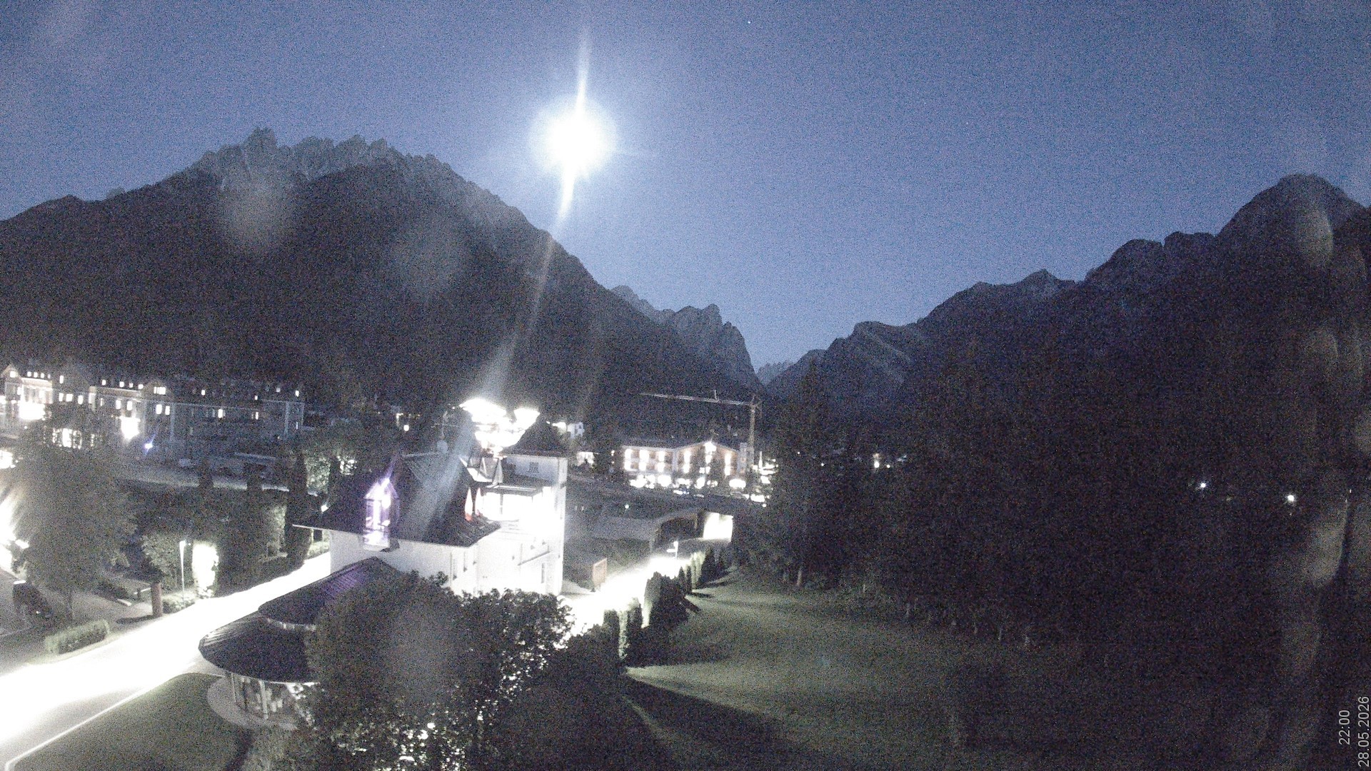 Archived image Webcam Apparthotel Germania - Höhlenstein Valley