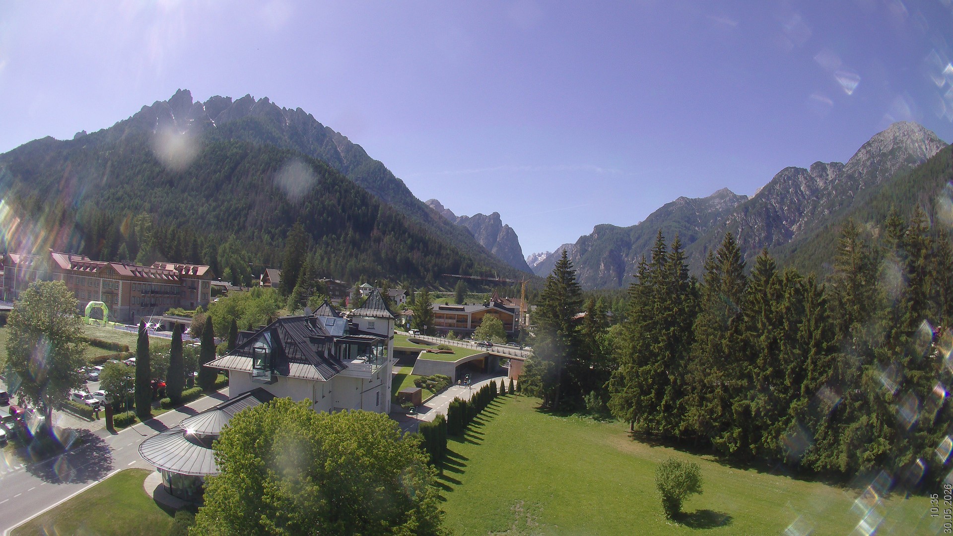 Archiv Foto Webcam Apparthotel Germania – Blick auf das Höhlensteintal