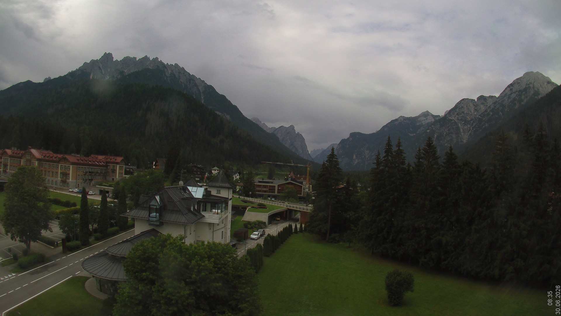Archived image Webcam Apparthotel Germania - Höhlenstein Valley