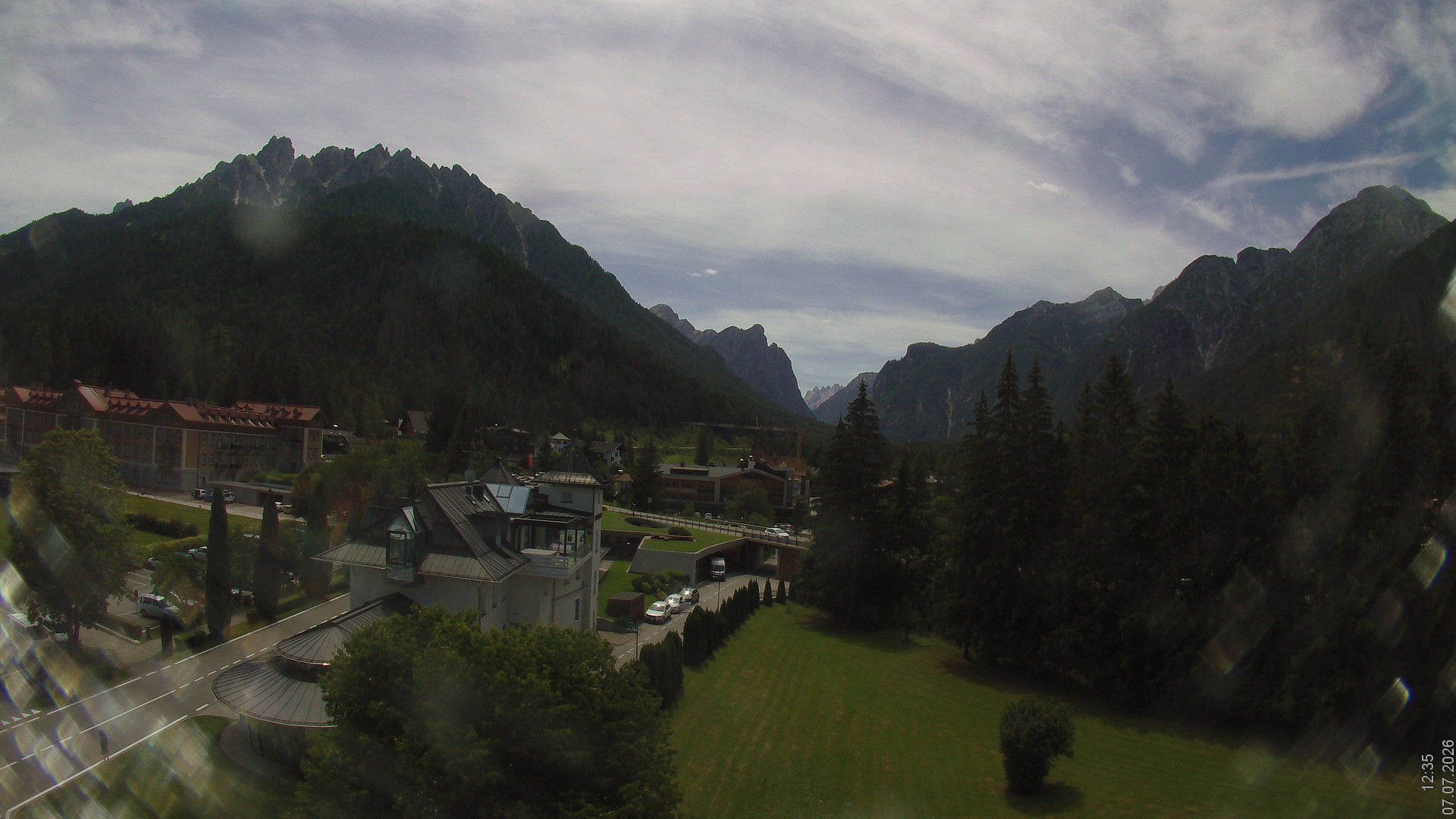 Archived image Webcam Apparthotel Germania - Höhlenstein Valley