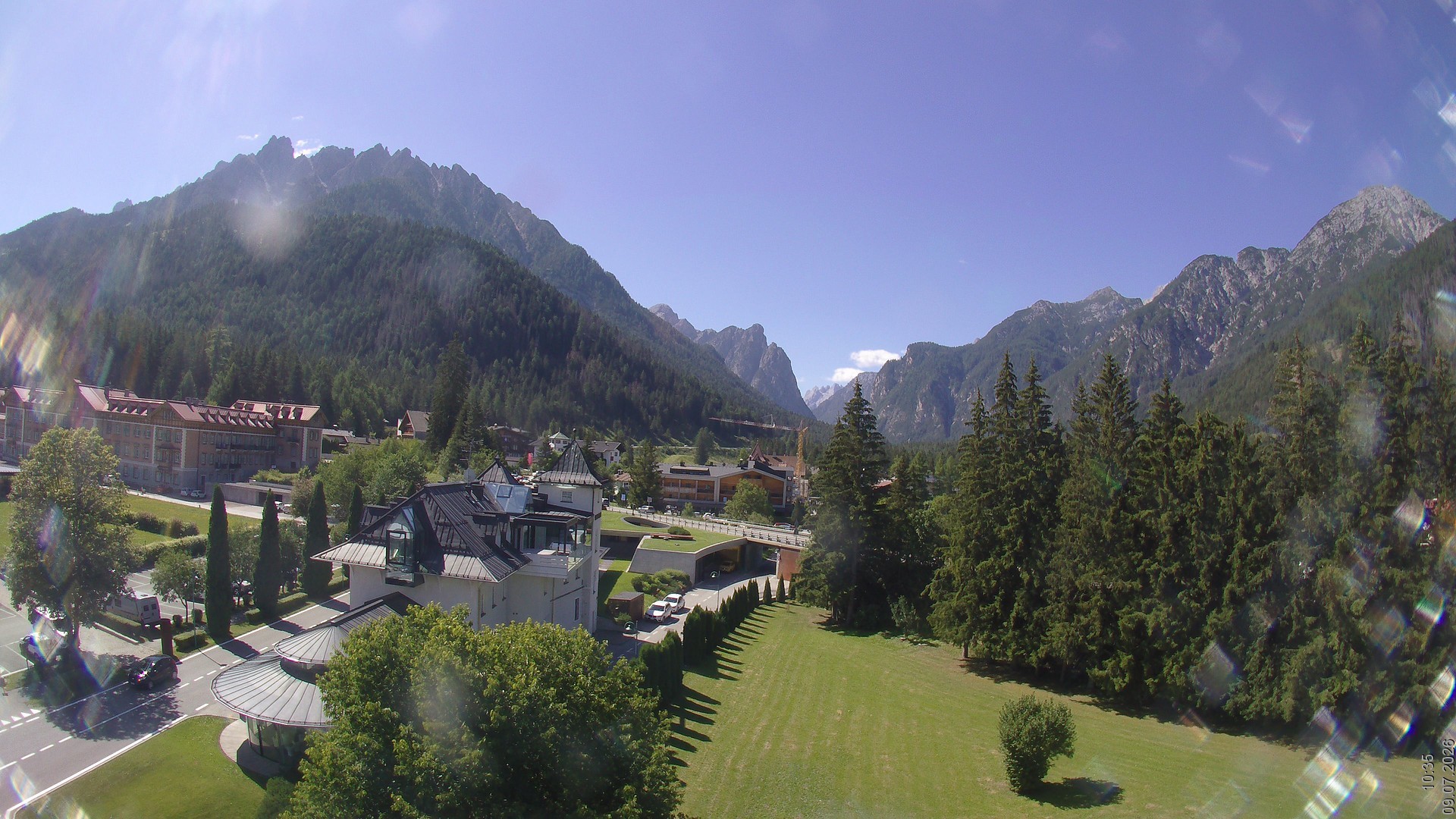 Archiv Foto Webcam Apparthotel Germania – Blick auf das Höhlensteintal