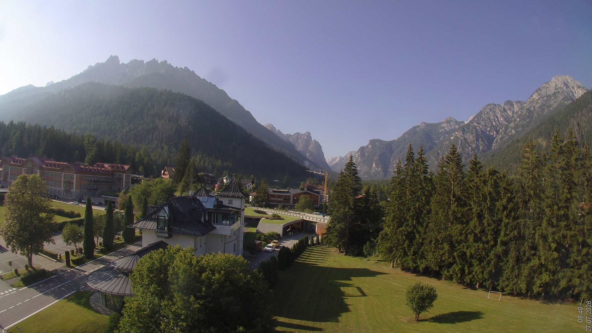 Archived image Webcam Apparthotel Germania - Höhlenstein Valley